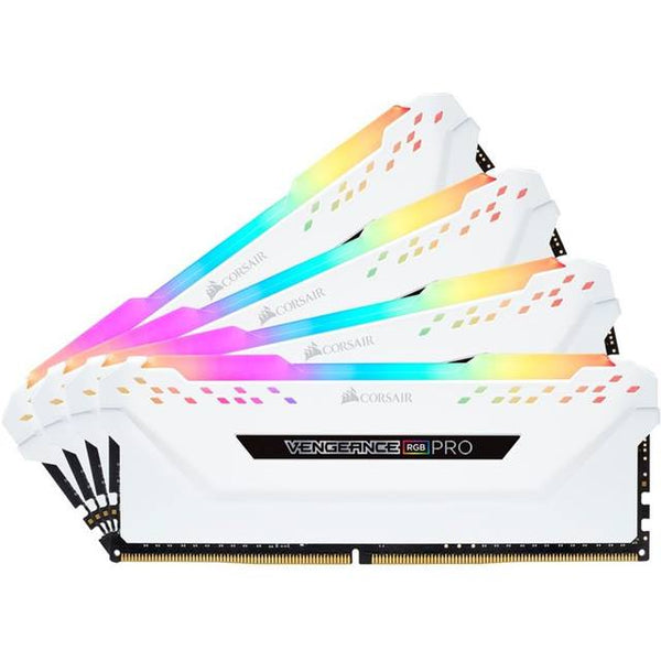 Corsair Vengeance RGB PRO, DDR4, 32GB (4 x 8GB), 3600MHz - weiss