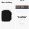 Apple Watch Ultra GPS + Cellular (Titan) beige - 49mm - Trail Loop S/M blau/grau - redrow.ch