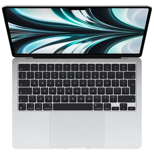 Apple MacBook Air 2022 (13.6" WQXGA, M2, 8GB, 512GB SSD, M2-10C GPU, macOS) - silber - redrow.ch