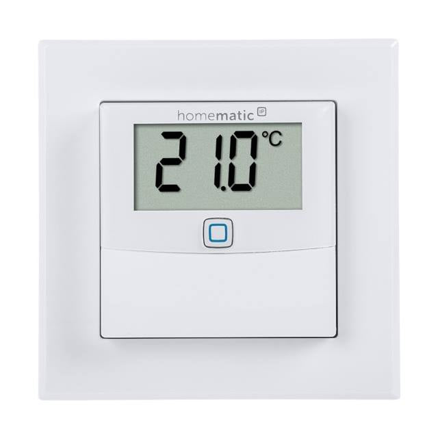 HomeMatic IP Temperatur- und Luftfeuchtigkeitssensor mit Display - innen