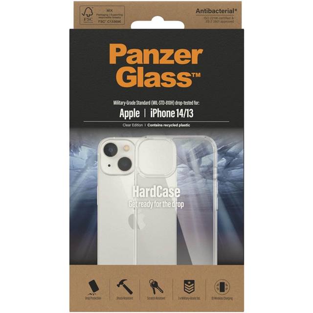 PanzerGlass Back Cover Hard Case iPhone 14 Transparent