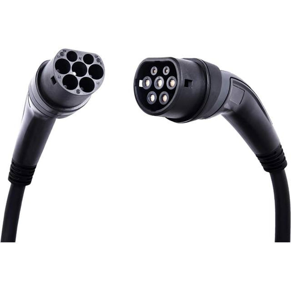 ANS Ladekabel Typ 2 32 A spiralisiert 5 m - redrow.ch