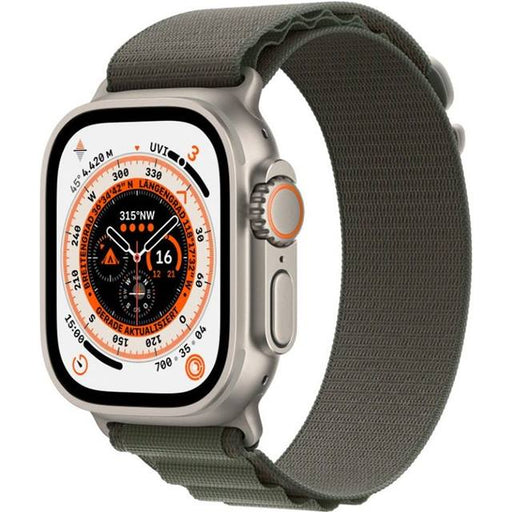 Apple Watch Ultra GPS + Cellular (Titan) beige - 49mm - Alpine Loop Medium grün - redrow.ch