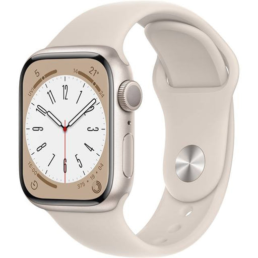 Apple Watch Series 8 GPS (Aluminium) Polarstern - 41mm - Sportarmband Polarstern - redrow.ch