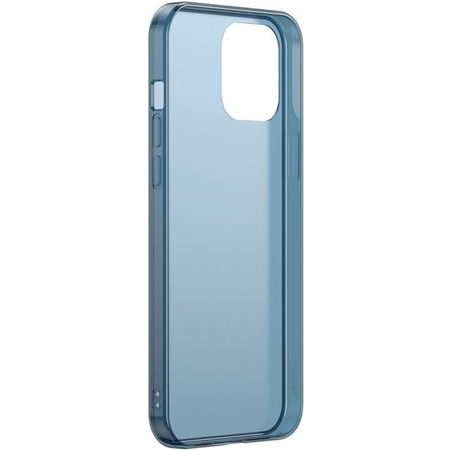 Baseus Hybrid Hülle Frosted Glass für iPhone 12 Pro Max - blau