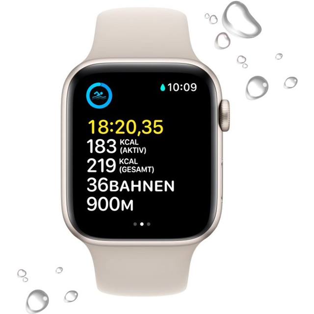 Apple Watch Series SE 2022 GPS (Aluminium) Polarstern - 44mm - Polarstern