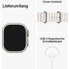 Apple Watch Ultra GPS + Cellular (Titan) beige - 49mm - Ocean Armband weiss - redrow.ch