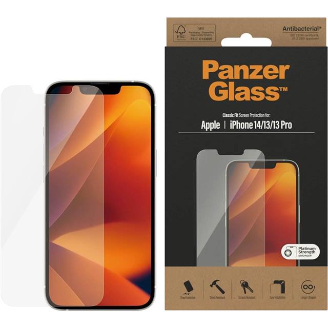 PanzerGlass Displayschutz Classic Fit iPhone 14