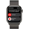 Apple Watch Series 8 GPS + Cellular (Edelstahl) graphit - 41mm - Milanaise-Armband graphit - redrow.ch
