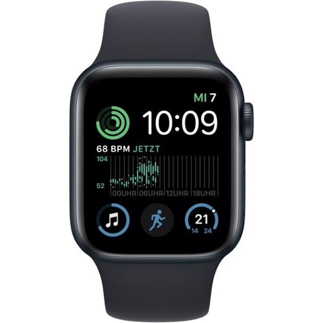 Apple Watch Series SE 2022 GPS (Aluminium) Mitternacht - 40mm - Mitternacht