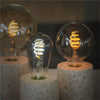 Hombli Smart Bulb Smokey, Filament, 5.5W, E27, ST64, klar