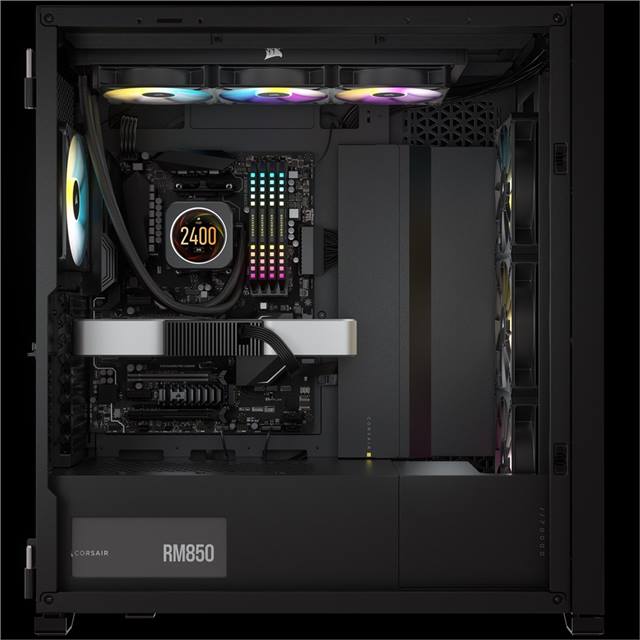 Corsair iCUE H150i Elite CPU Flüssigkeitskühler mit LCD-Display