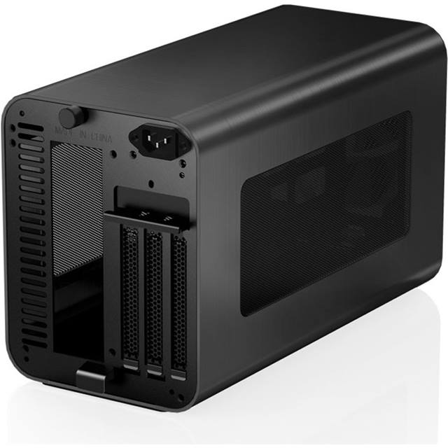 Jonsbo V11 Black , mini-ITX case, PCI-E 4.0 - schwarz