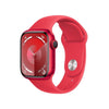 Apple Watch Series 9 GPS (Aluminium Mitternacht) - 45mm - Sportarmband M/L (PRODUCT) RED