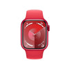 Apple Watch Series 9 GPS + Cellular (Aluminium Mitternacht) - 45mm - Sportarmband M/L (PRODUCT) RED