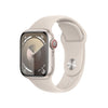 Apple Watch Series 9 GPS (Aluminium Mitternacht) - 41mm - Sportarmband S/M Polarstern
