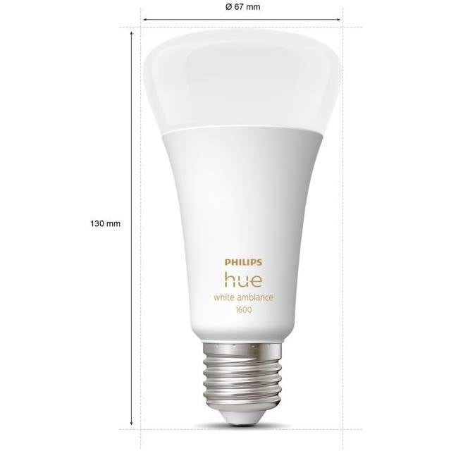 Philips Hue White Ambiance, 13W, E27, Bulb, opal
