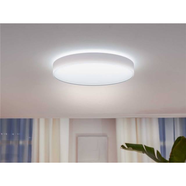 Philips Hue White Ambiance Enrave, extra grosse Deckenleuchte - weiss