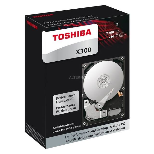 Toshiba X300 - 10TB - 3.5", SATA, 7.2k, 256MB