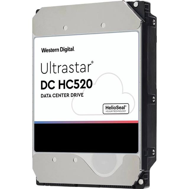 WD Ultrastar DC HC520 - 12TB - 3.5", SATA, 7.2k, 256MB, 512e, SE