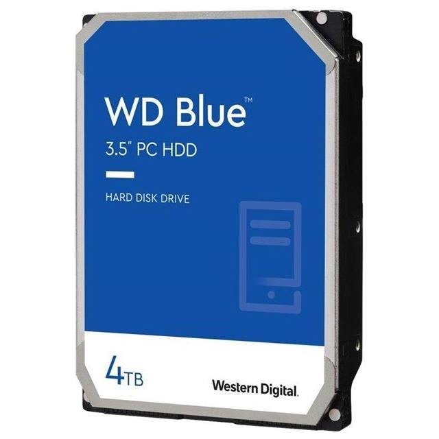 WD Blue - 4TB - 3.5", SATA, 5.4k, 256MB