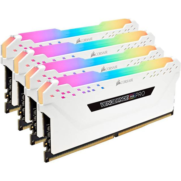 Corsair Vengeance RGB PRO, DDR4, 32GB (4 x 8GB), 3600MHz - weiss