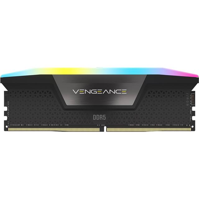 Corsair Vengeance RGB, DDR5, 32GB (2 x 16GB), 6200MHz - schwarz