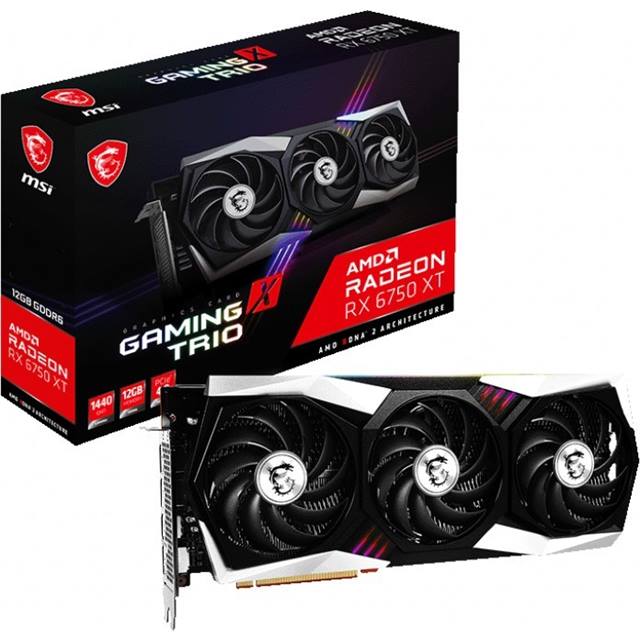 MSI Radeon RX 6750 XT Gaming X Trio - 12GB