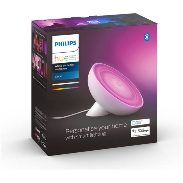 Philips Hue White & Color Ambiance Bloom Tischleuchte - weiss