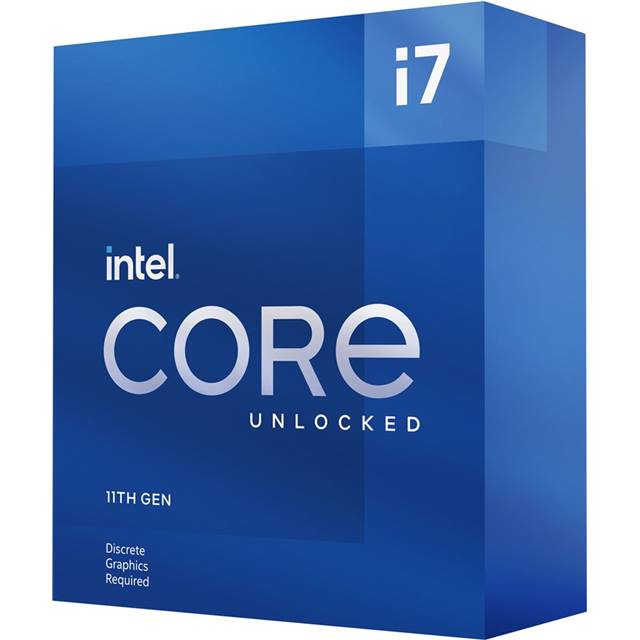 Intel Core i7-11700KF (8C, 3.60GHz, 16MB, boxed)
