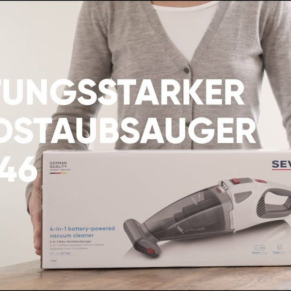 Severin Akku-Handsauger HV7146 Grau/Weiss