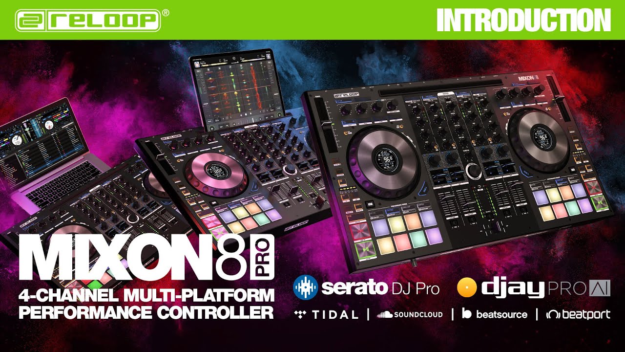 Reloop DJ-Controller Mixon 8 Pro