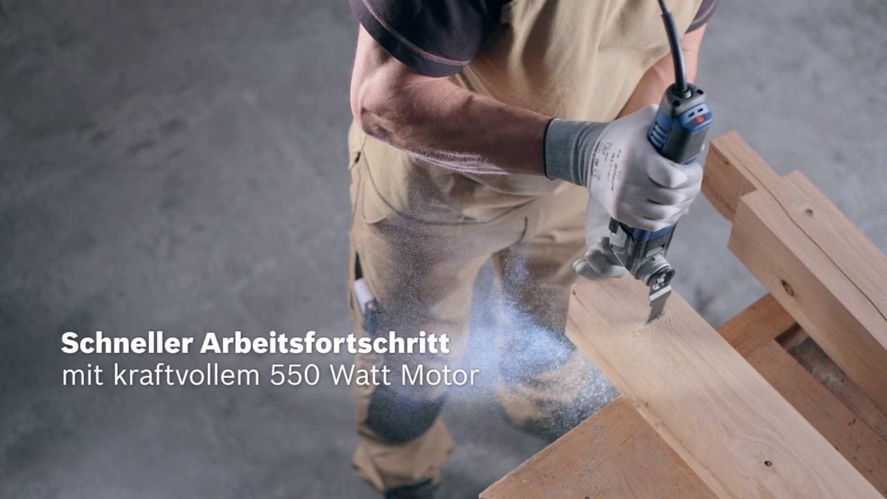 Bosch Professional Oszillierer Multi-Cutter GOP 55-36 inkl. L-BOXX &amp; Zubehör