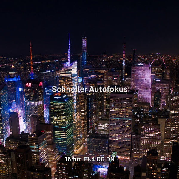 Sigma Festbrennweite 16mm F/1.4 DC DN Contemporary X-Mount