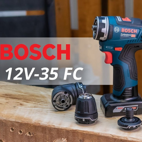 Bosch Professional Akku-Bohrschrauber GSR 12 V-35 FC Kit inkl. Zubehör-Set