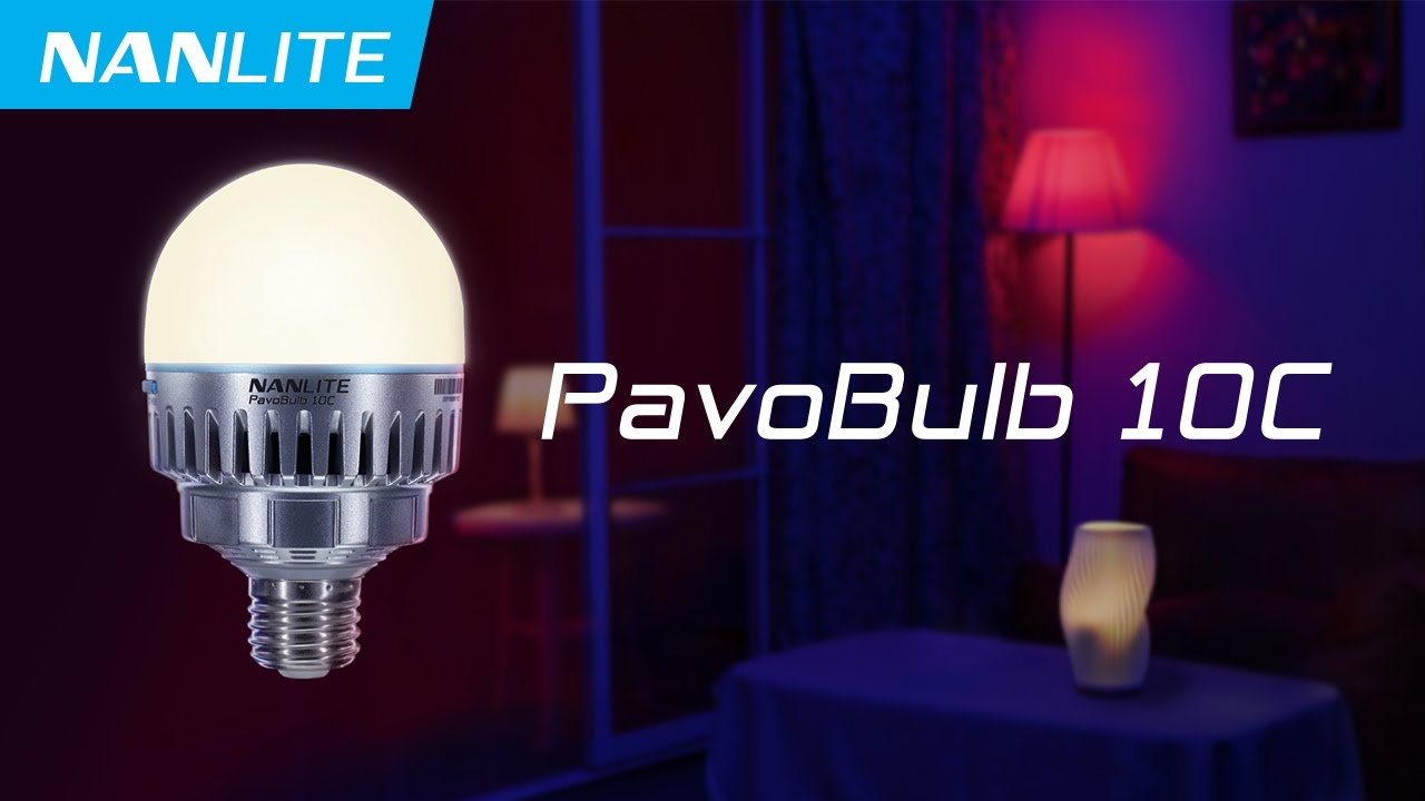 Nanlite Dauerlicht PavoBulb 10C 4KIT