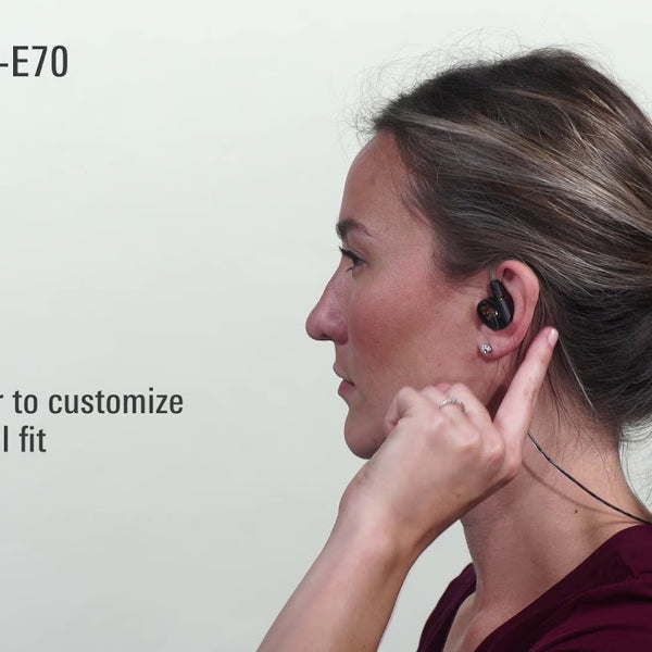 Audio-Technica In-Ear-Kopfhörer ATH-E70 Schwarz