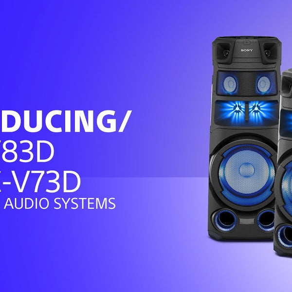 Sony Musik-System MHC-V73D Schwarz