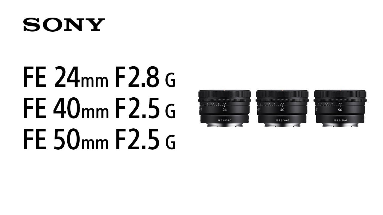 Sony Festbrennweite FE 40mm F/2.5 G – Sony E-Mount